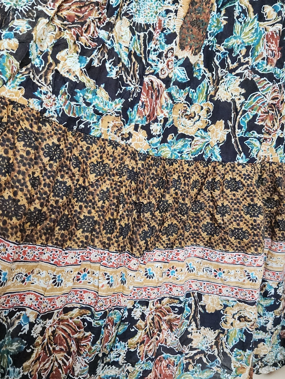 Free People Real Love Maxi Dress in Twilight Combo XS - Picture 6 of 14